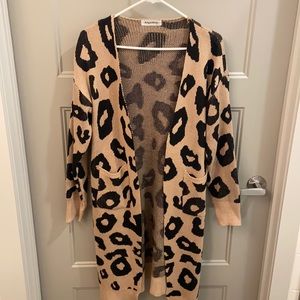 Cheetah cardigan